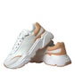 White Peach DAYMASTER Leather Sneakers Shoes