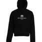 Black Cotton Logo Hooded Pullover Sweatshirt Sweater