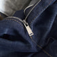 Blue High Waist Cotton Cargo Baggy Denim Jeans