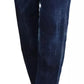 Blue Icon High Waist Straight Denim Boston Jeans