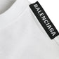 Off White Cotton Jersey Round Neck T-shirt