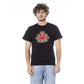 Black Cotton Men T-Shirt