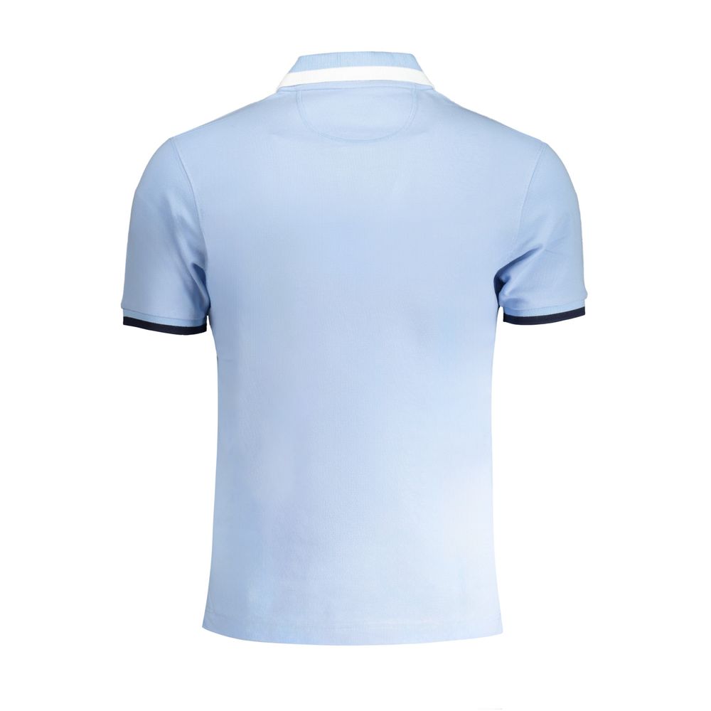 Light Blue Cotton Polo Shirt