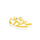 Yellow Leather Mens Sneaker