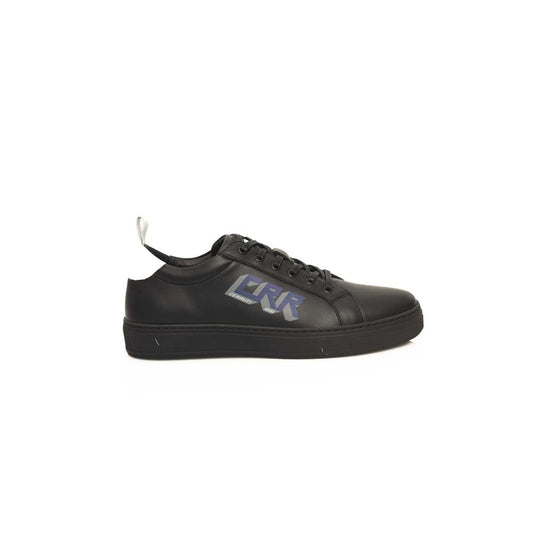 Black Leather Men's Sneaker