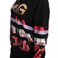 DG Sequined Hooded Pullover Sweater