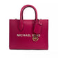 Mirella Small Leather Top Zip Shopper Tote Bag