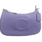 Teri Smooth Leather Crossbody Bag Purse Purple