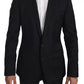 Black Slim Jacket Coat MARTINI Blazer