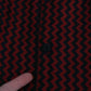 Black Red Zigzag Pattern Casual Shirt