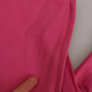 Pink Plunging Bodycon Sheath Mini Rayon Dress