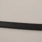 Black Classic Leather Silver Tone Metal Buckle Belt