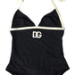 Black Women Beachwear Bikini Swimsuit One Piece