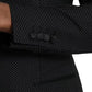 Dark Gray Jacquard MARTINI Single Breasted Coat Blazer