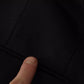 Black Polyester Single Breasted BlazerJacket
