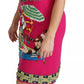 Pink Italia Forever Crystal Sheath Dress