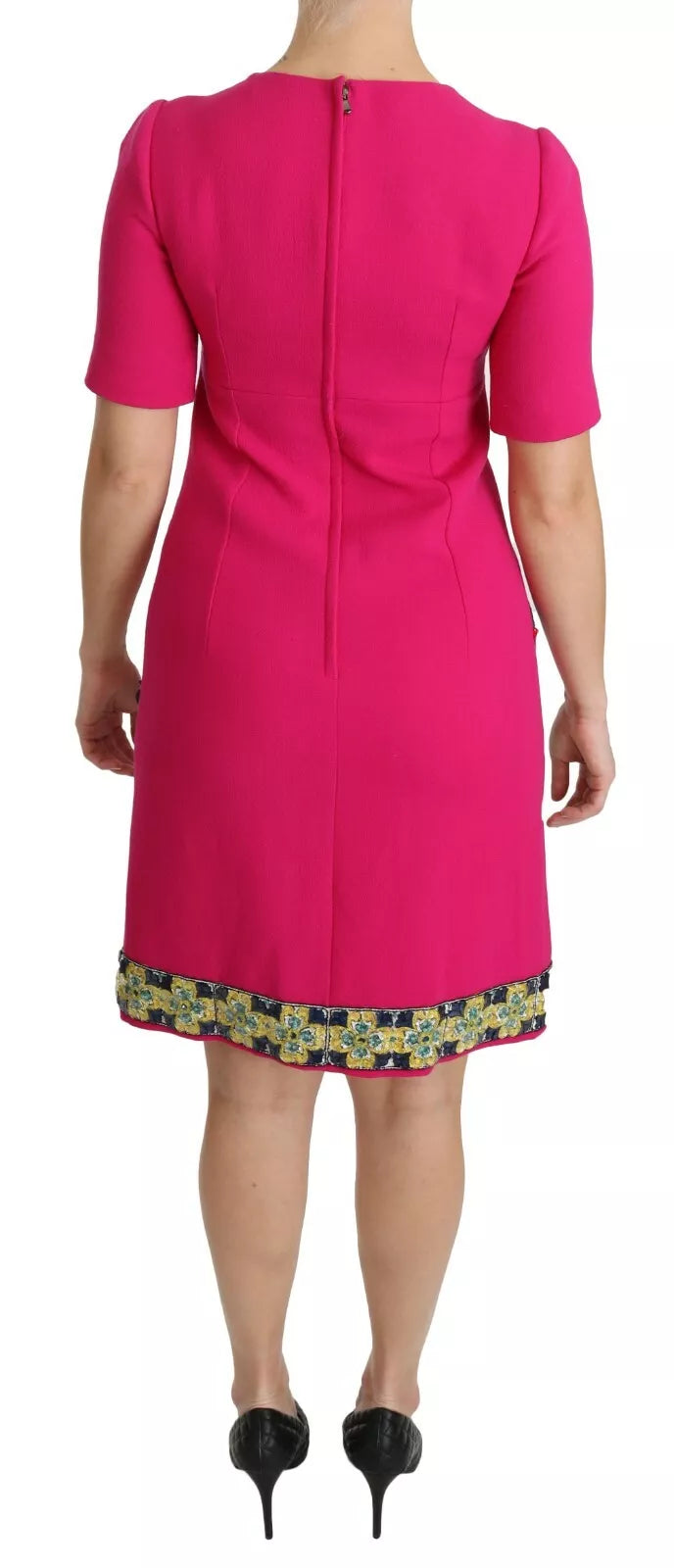 Pink Italia Forever Crystal Sheath Dress