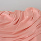 Pink Silk Stretch Strapless Sheath Dress