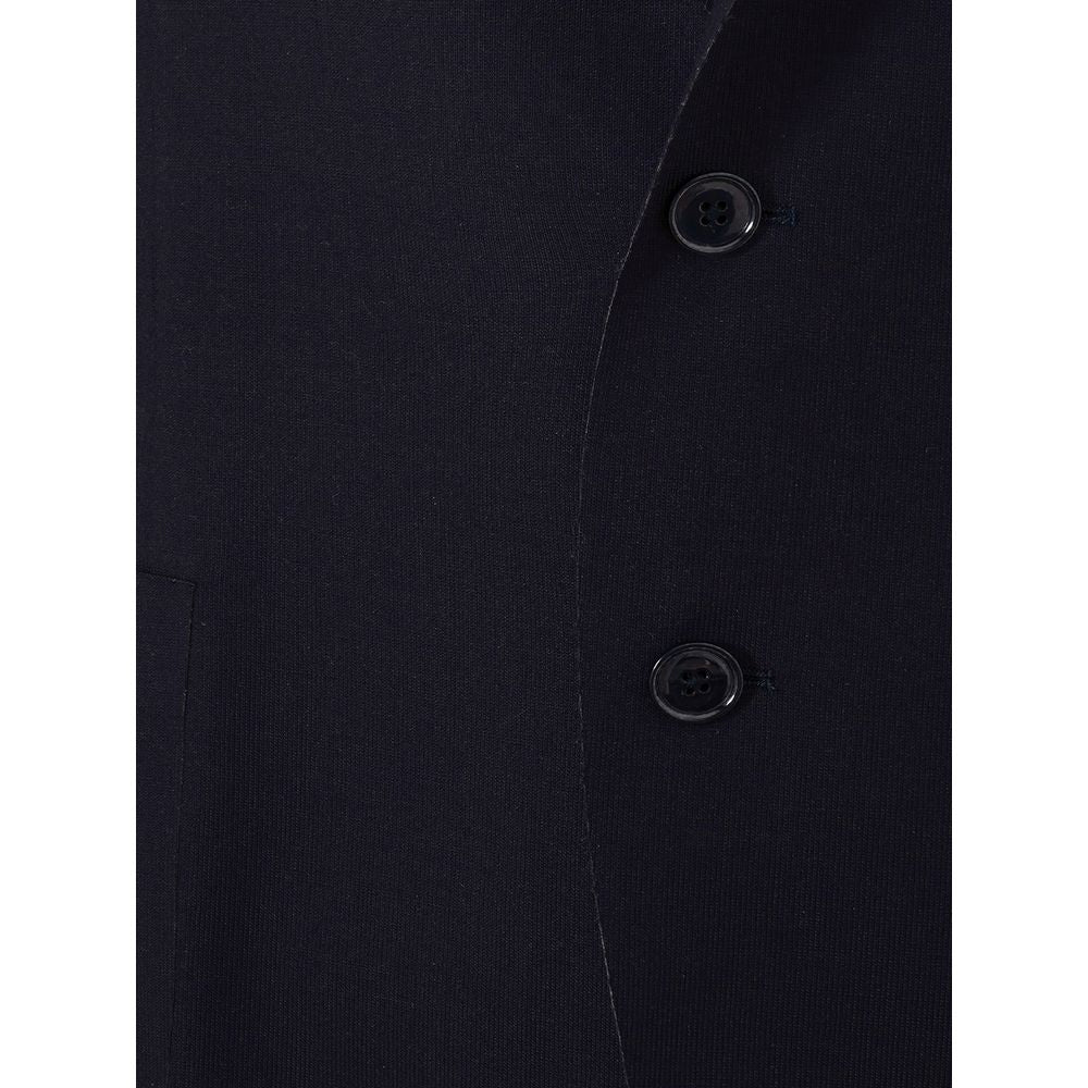 Elegant Blue Cotton Lardini Jacket