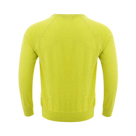 Sunny Yellow Italian Cotton Sweater