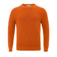 Italian Cotton Chic Orange Sweater