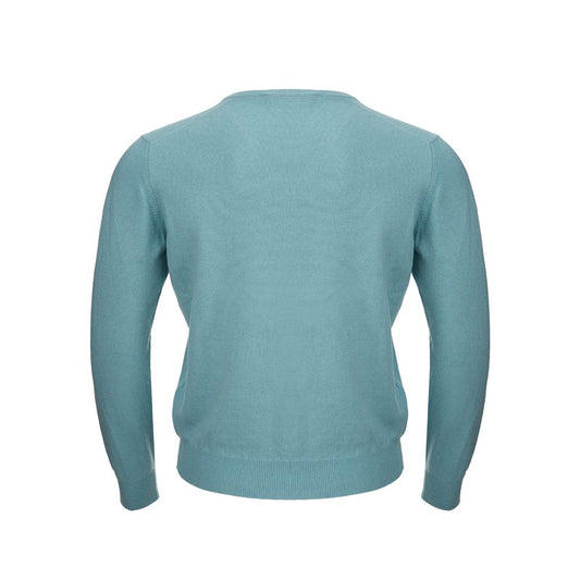 Turquoise Cashmere Sweater Elegance