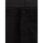 Sleek Black Wool Trousers for Men