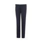 Elegant Blue Wool Pants for Women