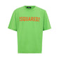 Electric Green Cotton Tee for Men