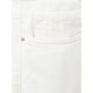 Elegant White Cotton Trousers