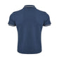 Elegant Blue Italian Cotton Polo Shirt