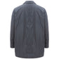 Elegant Gray Polyamide Men's Jacket