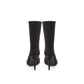 Elegant Black Spandex Statement Boots