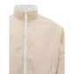 Beige Polyamide Jacket for the Modern Man