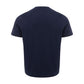 Sleek Blue Cotton Tee for Men