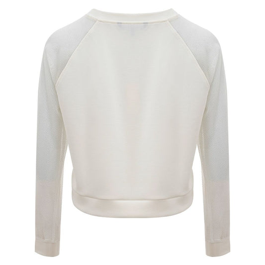 Elegant White Polyamide Sweater