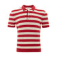 Elegant Cotton Polo Shirt in Vibrant Red