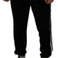 Black Jogger Jogging Trouser Cotton Pants