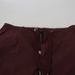 Bordeaux Cargo Jogger Trouser Cotton Pants