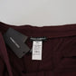 Bordeaux Cargo Jogger Trouser Cotton Pants