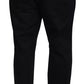 Black Jogging Trouser Cotton Stretch Pants