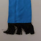 Royal Blue Scarf Neck Wrap Shawl Silk Scarf