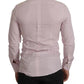 Light Pink Cotton Dress Formal Men GOLD Shirt