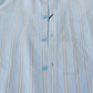 Blue Striped Silk Formal Dress MARTINI Shirt