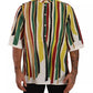 Multicolor Striped Linen Cotton Shirt