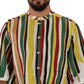 Multicolor Striped Linen Cotton Shirt