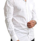 White GOLD Formal Cotton Tuxedo Dress Shirt