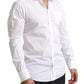 White GOLD Formal Cotton Tuxedo Dress Shirt