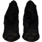 Black Stretch Socks Taormina Lace Boots Shoes