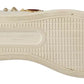 White Leather Gold Red Heart Sneakers Shoes